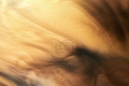 Photo for Luxury abstract background, liquid art. Black gold paint mix, alcohol ink blots, marble texture. Modern print pattern - Royalty Free Image