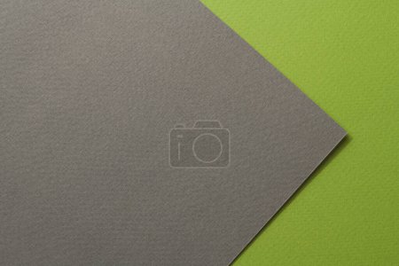 Photo for Rough kraft paper background, paper texture black green colors. Mockup with copy space for text - Royalty Free Image