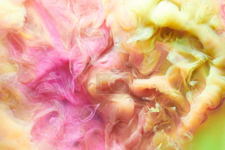 Foto de Fondo de arte líquido de contraste multicolor. Explosión de tinta de pintura, maqueta de humo abstracto - Imagen libre de derechos
