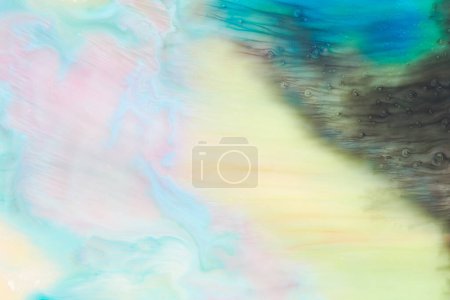 Photo for Abstract creative background liquid art, contrast paint stains and blots, multi-colored alcohol ink - Royalty Free Image