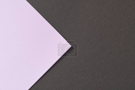 Photo for Rough kraft paper background, paper texture black lilac colors. Mockup with copy space for text - Royalty Free Image