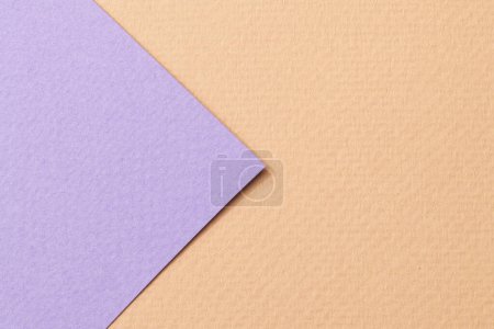 Téléchargez les photos : Papier kraft brut fond, texture du papier beige lilas couleurs. Maquette avec espace de copie pour le texte - en image libre de droit