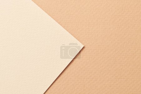 Rough kraft paper background, paper texture beige sand colors. Mockup with copy space for text