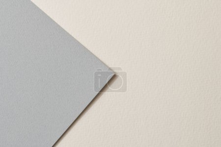 Photo for Rough kraft paper background, paper texture gray shades colors. Mockup with copy space for text - Royalty Free Image