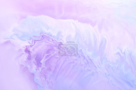 Photo for Light mix of colors background. Abstract print, watercolor stains, flows of alcohol ink - Royalty Free Image