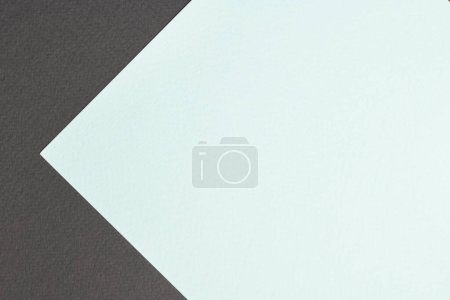 Photo for Rough kraft paper background, paper texture mint black colors. Mockup with copy space for text - Royalty Free Image