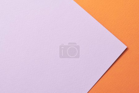 Téléchargez les photos : Papier kraft brut fond, texture du papier orange lilas couleurs. Maquette avec espace de copie pour le texte - en image libre de droit