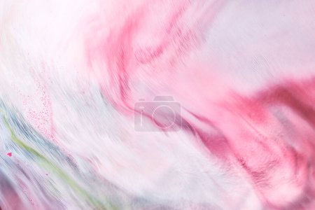 Foto de Mezcla ligera de colores de fondo. Impresión abstracta, manchas de acuarela, flujos de tinta de alcohol - Imagen libre de derechos