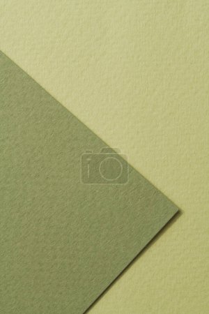 Rough kraft paper background, paper texture different shades of green. Mockup with copy space for text