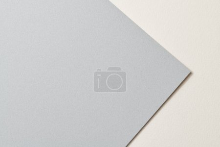 Foto de Fondo de papel kraft áspero, textura de papel tonos grises colores. Mockup con espacio de copia para texto - Imagen libre de derechos