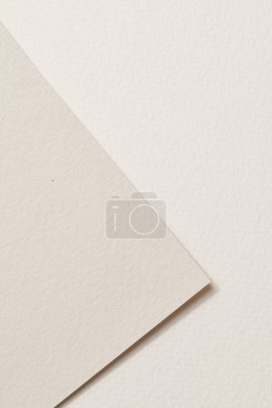 Photo for Rough kraft paper background, paper texture gray shades colors. Mockup with copy space for text - Royalty Free Image