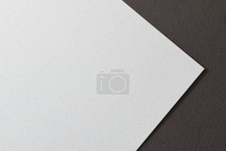 Photo for Rough kraft paper background, paper texture black gray colors. Mockup with copy space for text - Royalty Free Image