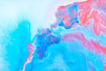 Foto de Arte líquido de fondo abstracto, textura de mármol multicolor, manchas de pintura y manchas - Imagen libre de derechos