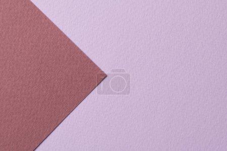 Photo for Rough kraft paper background, paper texture lilac red burgundy colors. Mockup with copy space for tex - Royalty Free Image