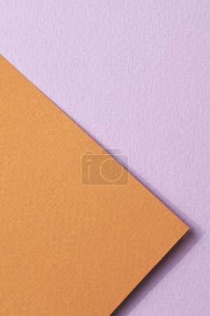 Foto de Rough kraft paper background, paper texture lilac brown colors. Mockup with copy space for tex - Imagen libre de derechos