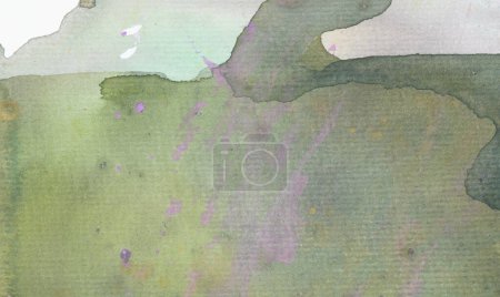 Photo for Abstract watercolor background. Stained multicolored paint on canvas, art collage - Royalty Free Image
