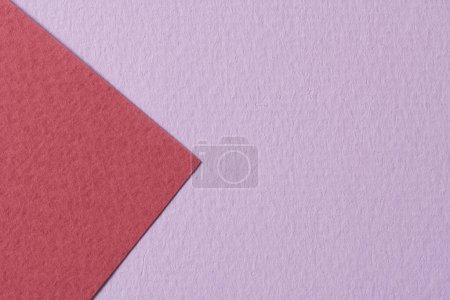 Photo for Rough kraft paper background, paper texture lilac red burgundy colors. Mockup with copy space for tex - Royalty Free Image