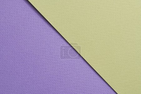 Photo for Rough kraft paper background, paper texture lilac green colors. Mockup with copy space for tex - Royalty Free Image