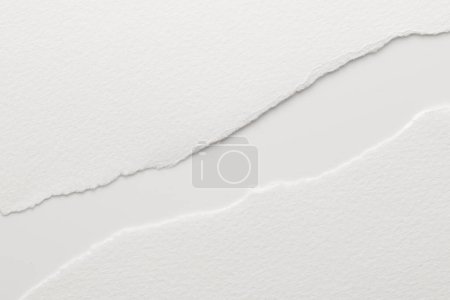 Foto de Collage de arte de piezas de papel rasgado con bordes rotos. Colección de notas adhesivas colores blancos, fragmentos de la página del cuaderno - Imagen libre de derechos