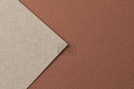 Photo for Rough kraft paper background, paper texture brown gray colors. Mockup with copy space for tex - Royalty Free Image