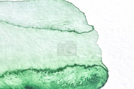 Foto de Fondo verde abstracto. collage arte tinta acuarela. Manchas, manchas y pinceladas de dolor acrílico - Imagen libre de derechos