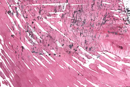 Foto de Fondo rojo abstracto. collage arte tinta acuarela. Manchas, manchas y pinceladas de dolor acrílico - Imagen libre de derechos