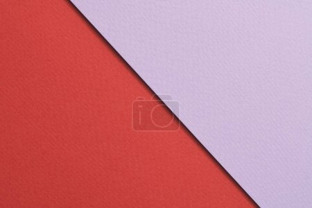 Photo for Rough kraft paper background, paper texture lilac red colors. Mockup with copy space for tex - Royalty Free Image