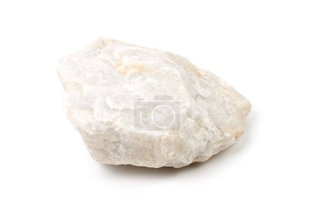 Téléchargez les photos : Ensemble de pierres de sauna isolées sur fond blanc. Pierre minérale naturelle quartz, quartzit - en image libre de droit