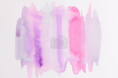 Foto de Resumen rosa púrpura acuarela textura fondo. Diseño de patrón creativo para la tarjeta de invitación de impresión, postal. Cartel de dibujo, wallpape colorido - Imagen libre de derechos