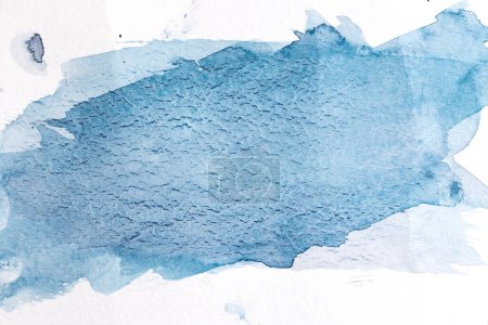Foto de Fondo azul abstracto. collage arte tinta acuarela. Manchas, manchas y pinceladas de dolor acrílico - Imagen libre de derechos
