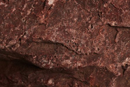 Photo for Stone texture abstract background. Close up natural red jasper mineral rock backdro - Royalty Free Image