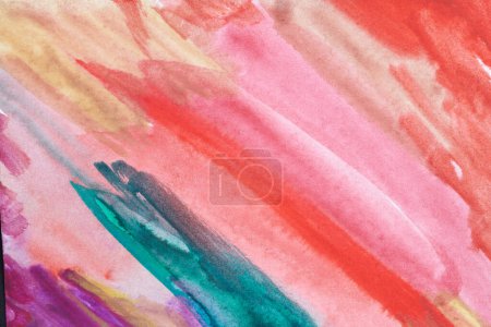 Photo for Abstract multicolor contrast watercolor texture background. Creative pattern design for print invitation card, postcard. Drawing poster, colorful wallpaper - Royalty Free Image