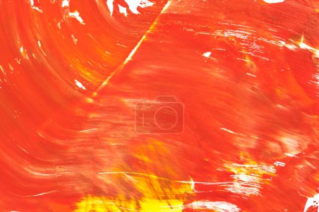 Téléchargez les photos : Fond texturé coloré créatif, art fluide. Papier peint abstrait orange, fond d'impression acrylique, pigment de mouvement, peinture explosio - en image libre de droit