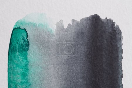 Foto de Fondo de textura de acuarela verde esmeralda abstracta. Diseño de patrón creativo para la tarjeta de invitación de impresión, postal. Cartel de dibujo, wallpape colorido - Imagen libre de derechos