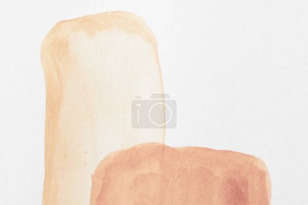 Foto de Fondo de textura de acuarela marrón abstracto. Diseño de patrón creativo para la tarjeta de invitación de impresión, postal. Cartel de dibujo, wallpape colorido - Imagen libre de derechos