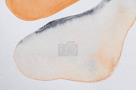 Téléchargez les photos : Abstrait fond de texture aquarelle marron. Motif créatif pour carte d'invitation à l'impression, carte postale. Affiche de dessin, papier peint coloré - en image libre de droit