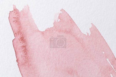 Téléchargez les photos : Résumé fond de texture aquarelle magenta rouge translucide. Motif créatif pour carte d'invitation à l'impression, carte postale. Affiche de dessin, papier peint coloré - en image libre de droit