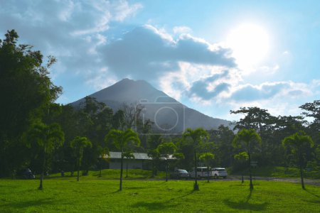Wulkan Arenal w La fortuna - Kostaryka