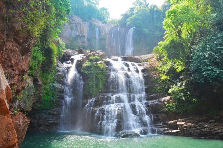 Téléchargez les photos : Kaskada, wodospad w Kostaryce w lesie deszczowym - en image libre de droit