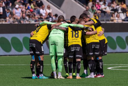 Téléchargez les photos : 12 mai 2024 : Moment dans le match entre BK Hacken et Kalmar FF. Résultat final 3-1. - en image libre de droit