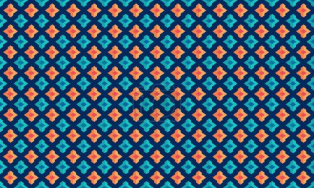 Fluid Design Geometric Shapes Seamless Pattern for Wallpaper Background