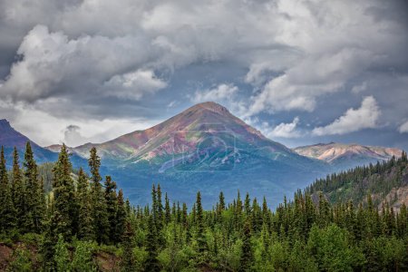 Foto de Impresionante montaña colorida en el Parque Nacional Denali, Alaska, EE.UU. - Imagen libre de derechos
