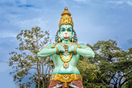 Statue du Seigneur Hanuman devant les grottes de Batu à Kuala Lumpur, Malaisie