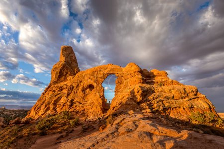 The Turret Arch in the Arche National Park, Utah États-Unis