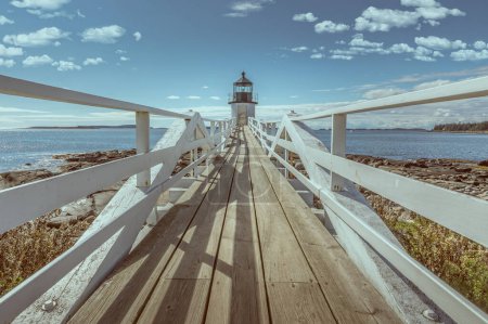 Foto de El faro de Marshall Point, Port Clyde, Maine - Imagen libre de derechos