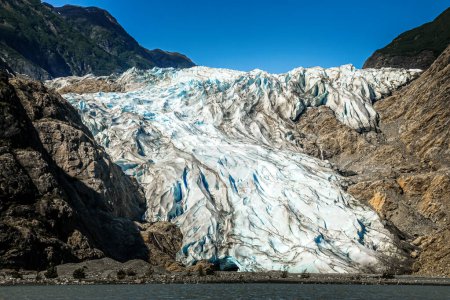 Der Chilkat-Gletscher in Alaska, USA