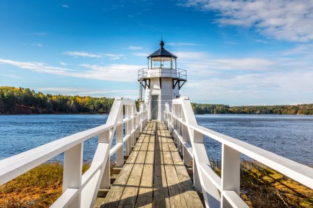 The Doubling Point Lighhouse, Kennebec River, Arrowsic, Maine