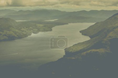 Aerial view Misty Fjords