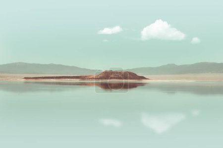 Scène tranquille au lac Mono, Californie