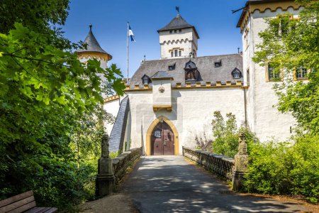 L'entrée du château Greifenstein, Bavière